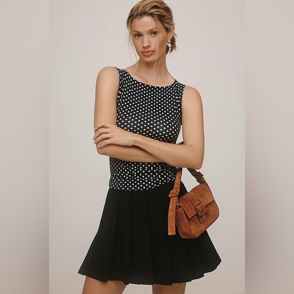 Nwt reformation dusk top in dream dot - size s